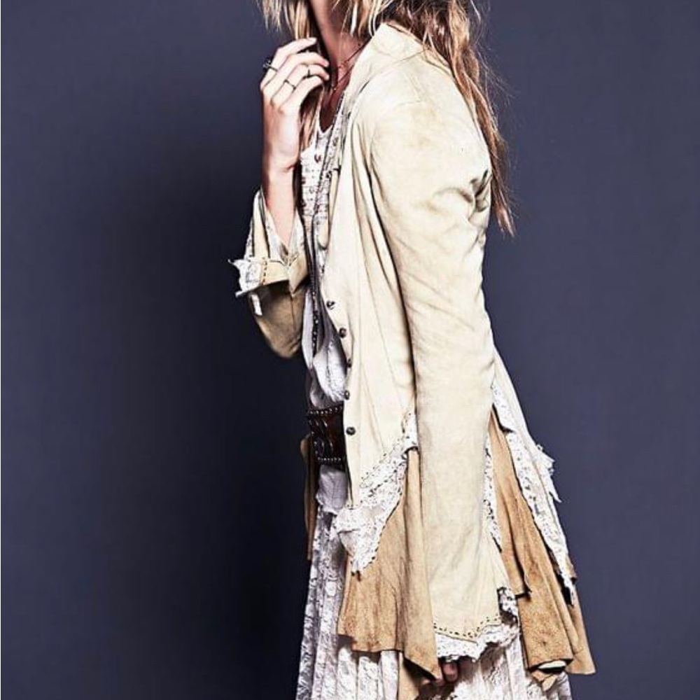 Free people storm warning lambskin jacket szS, New no tag